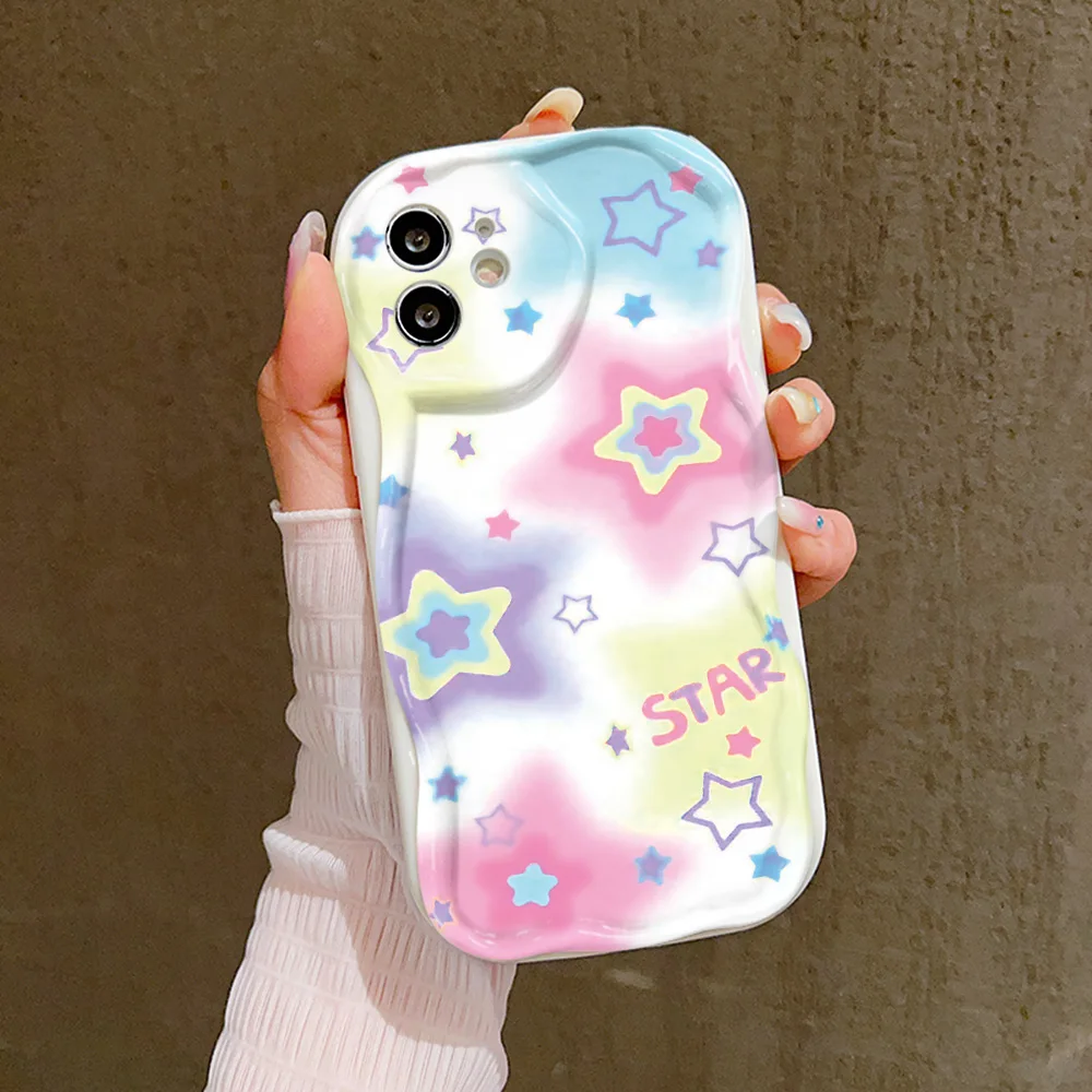 thumbnail image 1 of Aesthetic Case For Samsung Galaxy S22 S23 Ultra S24 S20 S21 FE A53 A52S A54 5G A 54 A55 A34 A14 A13 A24 A51 A25 A35 Cases Cover, 1 of 5