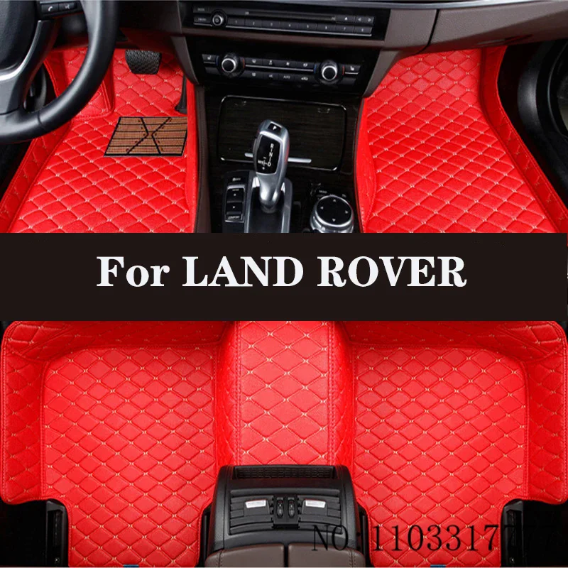 

Full Surround Custom Leather Car Floor Mat For LAND ROVER Range Rover (Ⅲ/Ⅳ Long/Sport/Eiok) Freelander 2 Auto Parts