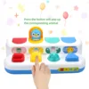 Baby Toys 6 18 Months Pop Up Activity Animals Toy Hide and Seek Game Fine Motor Skill Hand-eye Coordination Interactive Kids Toy 5