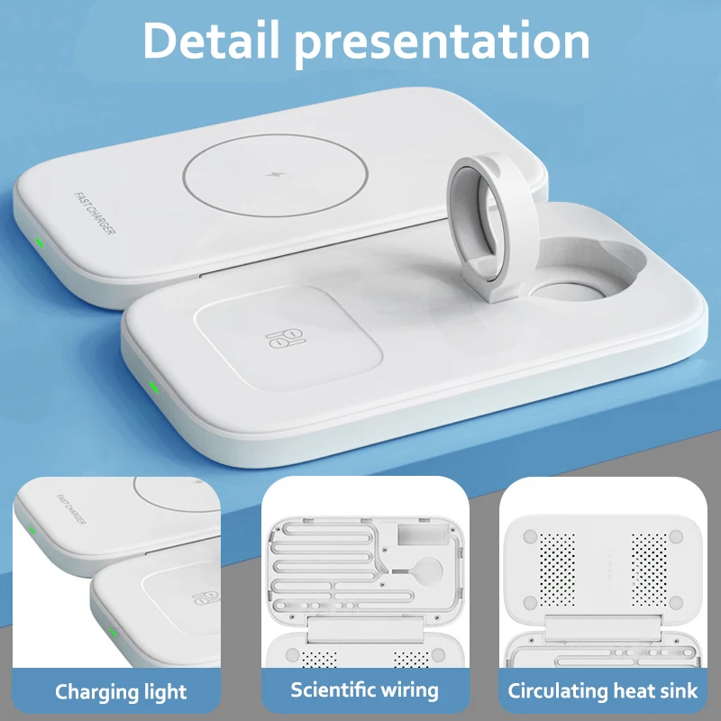 

Car Wireless Charger, Fast Charge, Automatic Induction Navigation, Mobile Phone Stand, 15W, New
