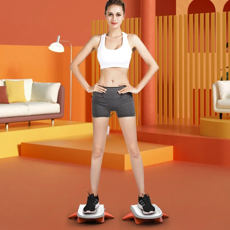 1pair Twist Waist Plate Twist Bar Double Step Waist Plate Home Indoor Training Sports Equipment Hexagonal Split Plat