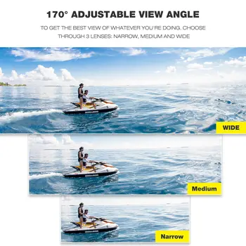 4K Sports Action Camera Dual Screen 24MP 30FPS WiFi 40M Waterproof Underwater Remote Control EIS Anti-shake 170° As Go Pro 5