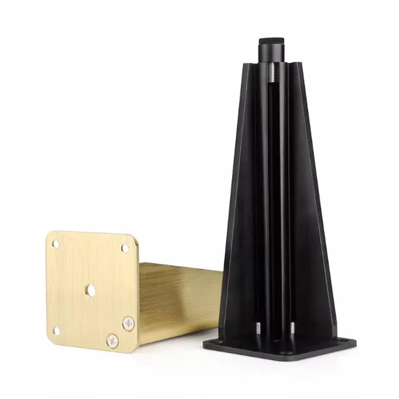4pcs Adjustable Aluminum Alloy Cabinet Legs Bracket Coffee Table Chair Leg Protector Bathroom Furniture Leveler Supp
