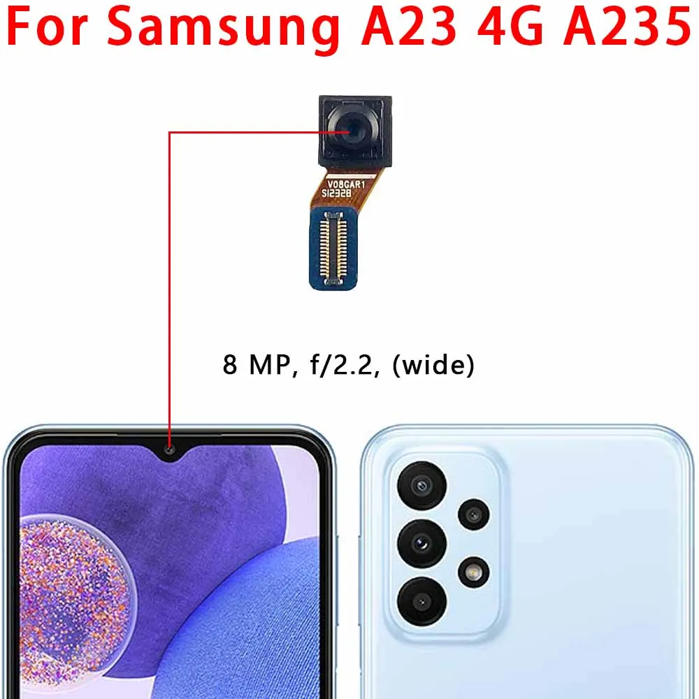 Selfie Camera For Samsung Galaxy A20 A20e A20s A21 A21s A22 A23