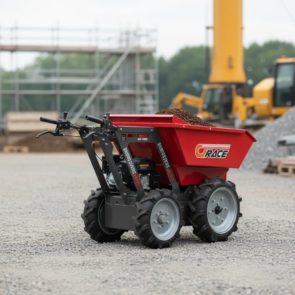 Mini-Hydraulik-Kipper-LKW 1 Tonne 2 Tonnen Selbstfahrender kleiner Muldenkipper für die Lieferung von Gütern auf Ackerland und in Obstplantagen