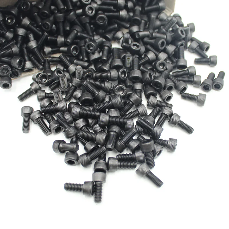 Premium Black Steel Hex Cap Screws Assortment Kit - Grade 12.9