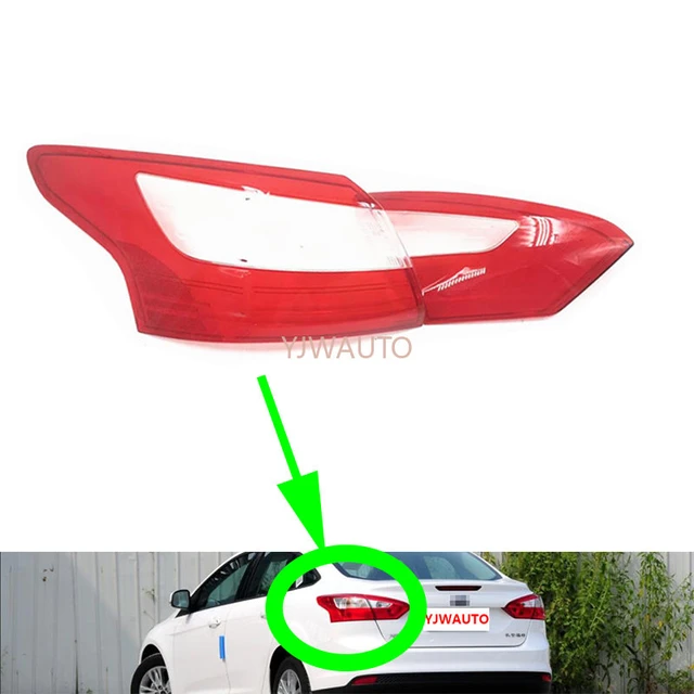 Auto Rücklicht Abdeckung für Ford Focus 2012 ~ 2014 Limousine Rücklicht  Linse Ersatz Auto Brake light