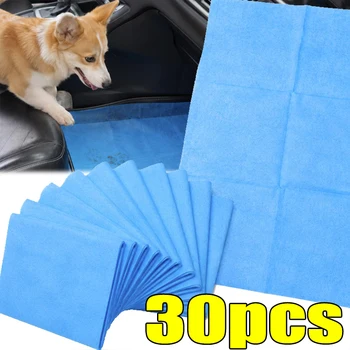 Tappetini Auto Monouso per Animali Domestici, Assorbenti per Fango e Neve, Protezione in Tessuto Non Tessuto, Accessorio per Interni Auto, 10-30 Pezzi