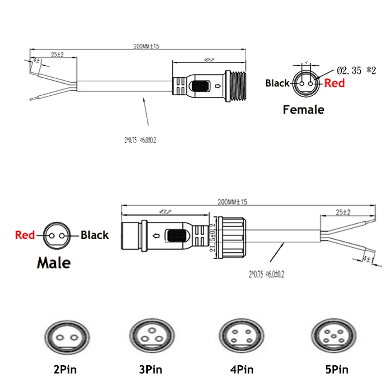 Connettore Jack Maschio/femmina Per Nastro LED - Foto 8