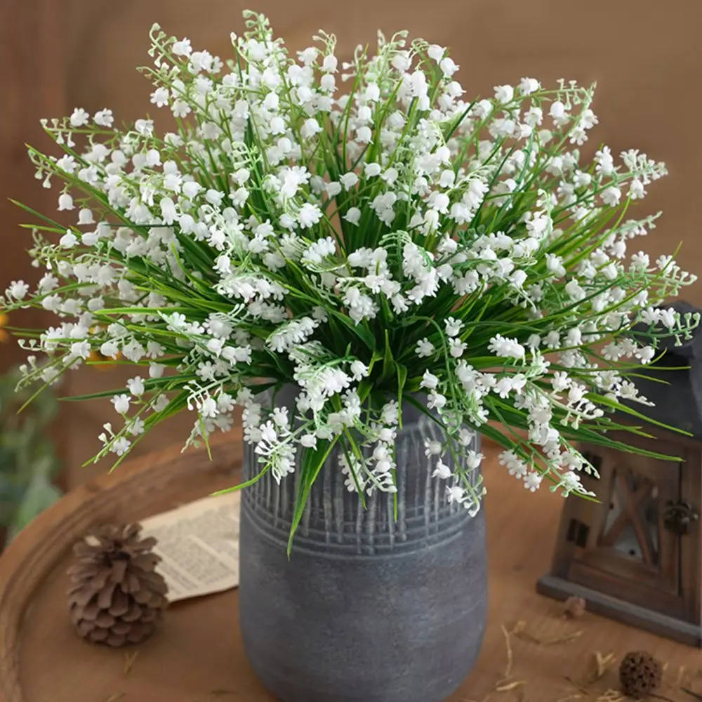 32 cm Künstliche Kunststoff Blume Hause Vase Tisch Outdoor Garten Hochzeit brautstrauß festival Party Diy geschenk Scrapbooking Dekor – Detail 2