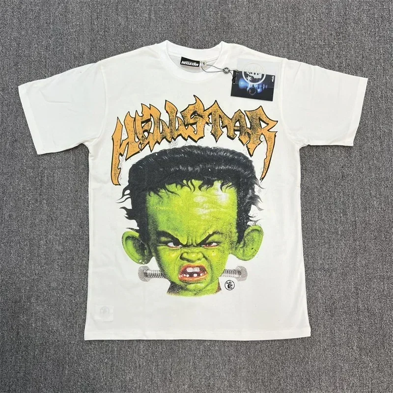 

24ss Frankenkid Tee 1:1 Best Quality White Casual Oversized Men T-Shirts