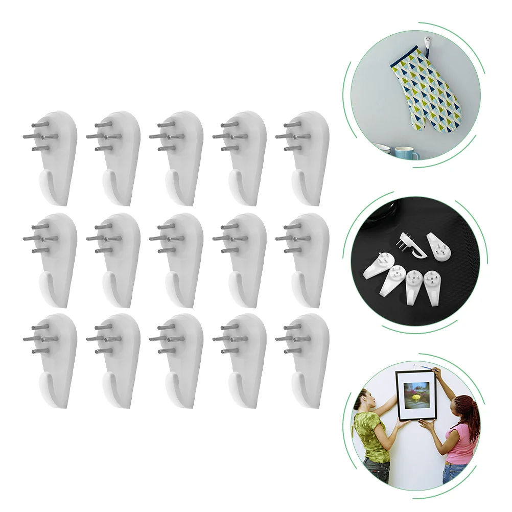 

25pcs Non-trace Nail Picture Hanger Wall Nail Hanger Nail Hanging Invisible Hooks