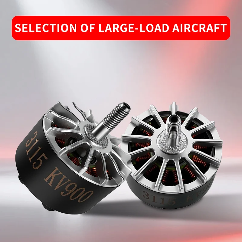 Kuugro 4x 3115 900KV Moteur Brushless pour Drone FPV X-Class 10 pouces