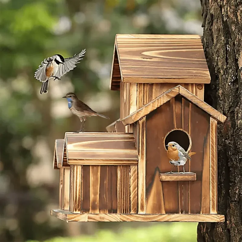Bird Mirror Toy with Perch Stand 3