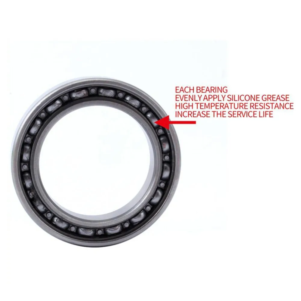 Sealed Ball Bearing 2Pcs 6805 2RS Ball Bearing 25&times;37&times;7 Mm Deep Groove Carbon Steel Sealed Ball Bearing Bike Accessory For BB68-73# And BB90-92#