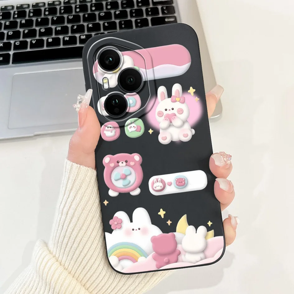 Stylish Shockproof Silicone Cartoon Phone Case - Soft and Cute Back Cover