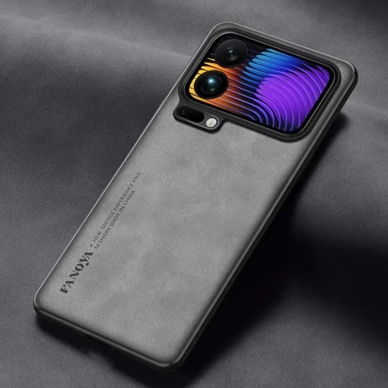 Premium Sheepskin Leather Business Phone Case in Luxury Design