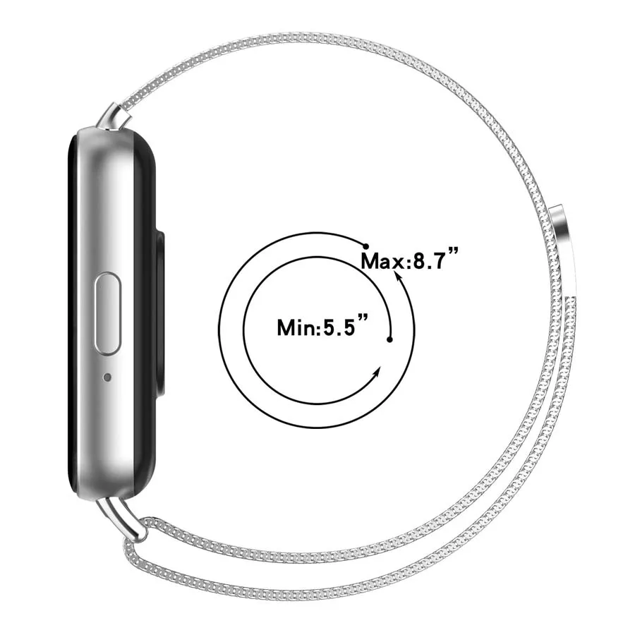 Magnetic Stainless Steel Milanese Loop Bracelet Wristband Strap