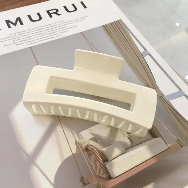 2022 New Claw Clip for Women Tough Colorful Plastic Hair Claw Large Size Hair Clamps Claw Clip Crab Chic Hair Accessories Gift 2-10.5cm