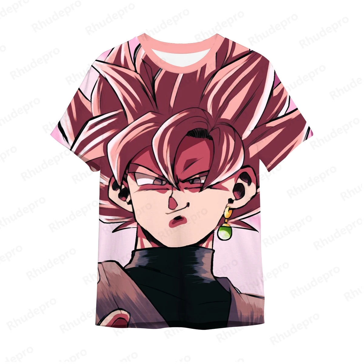 Japanese Anime T-Shirt For Men Fashion Boy T-shirt Goku Trend Children's Clothing Vegeta Shirts Hip Hop Tops Summer Anime