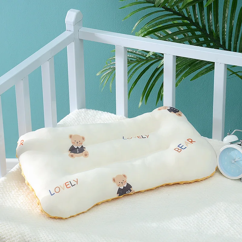 

Children's soothing pillow infant styling pillow 1-6 years old whole cotton fiber pillow