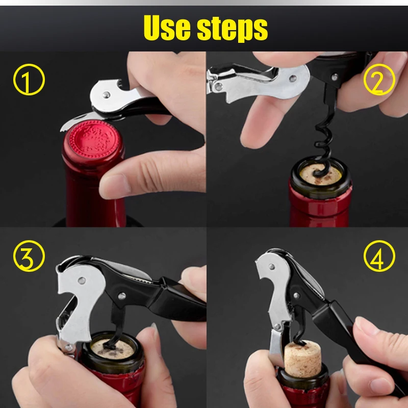 Bottle opener wine opener 10pcs custom wine bottle opener with logo&text personalized engraved wine corkscrew for weddings winery bar parties wine lovers