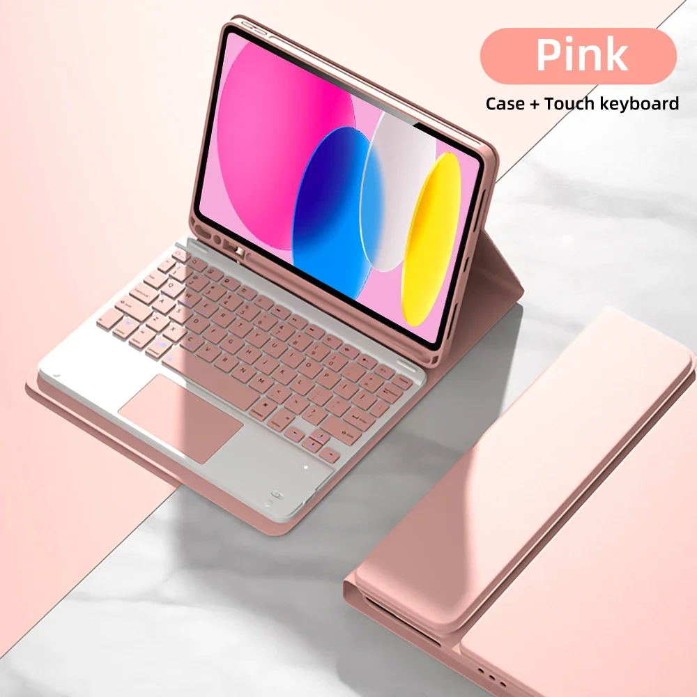 Sleek Wireless Keyboard Case with Stand