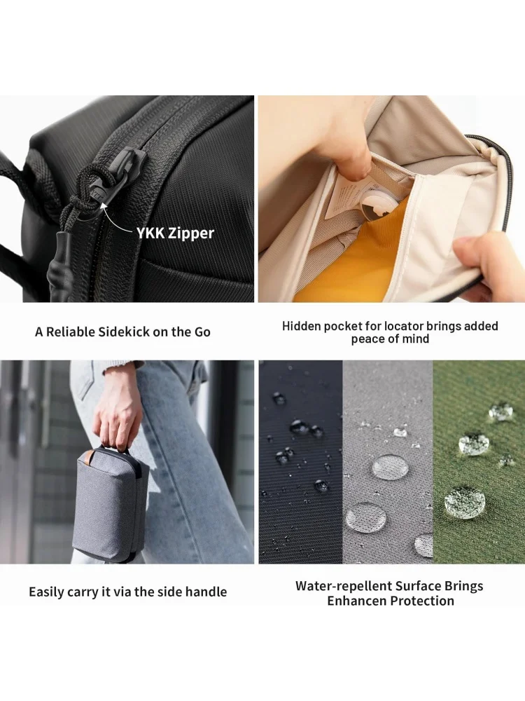 Borsa Organizer PGYTECH Tech Impermeabile per Piccoli Elettronici, Cavi e Batterie per Telefoni - immagine 5