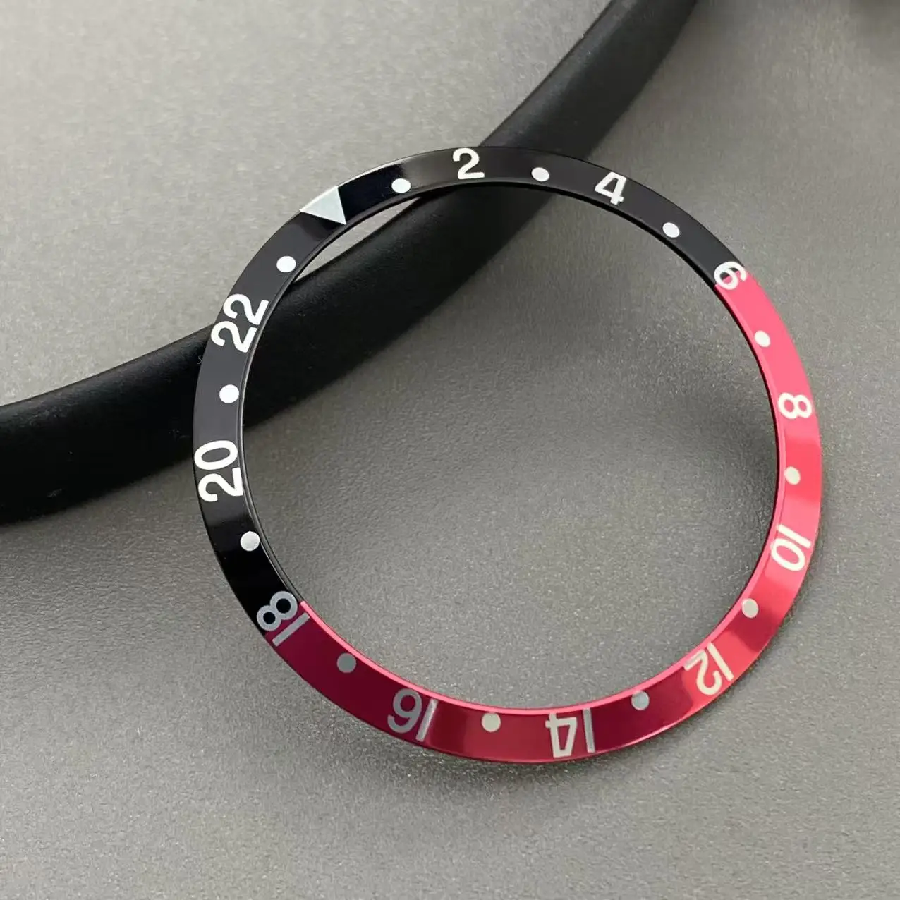 Vintage 36.5mm Aluminum Bezel Insert for 40mm Men's Watch Cases