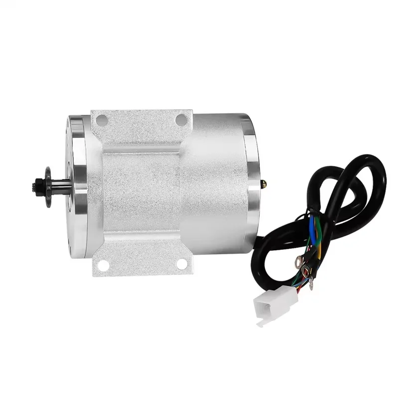 72V 3000W 60V 2500W Brushless DC Silver Motor MY1020 Conversion Electric Motorcycle Kart Motor Kit DIY