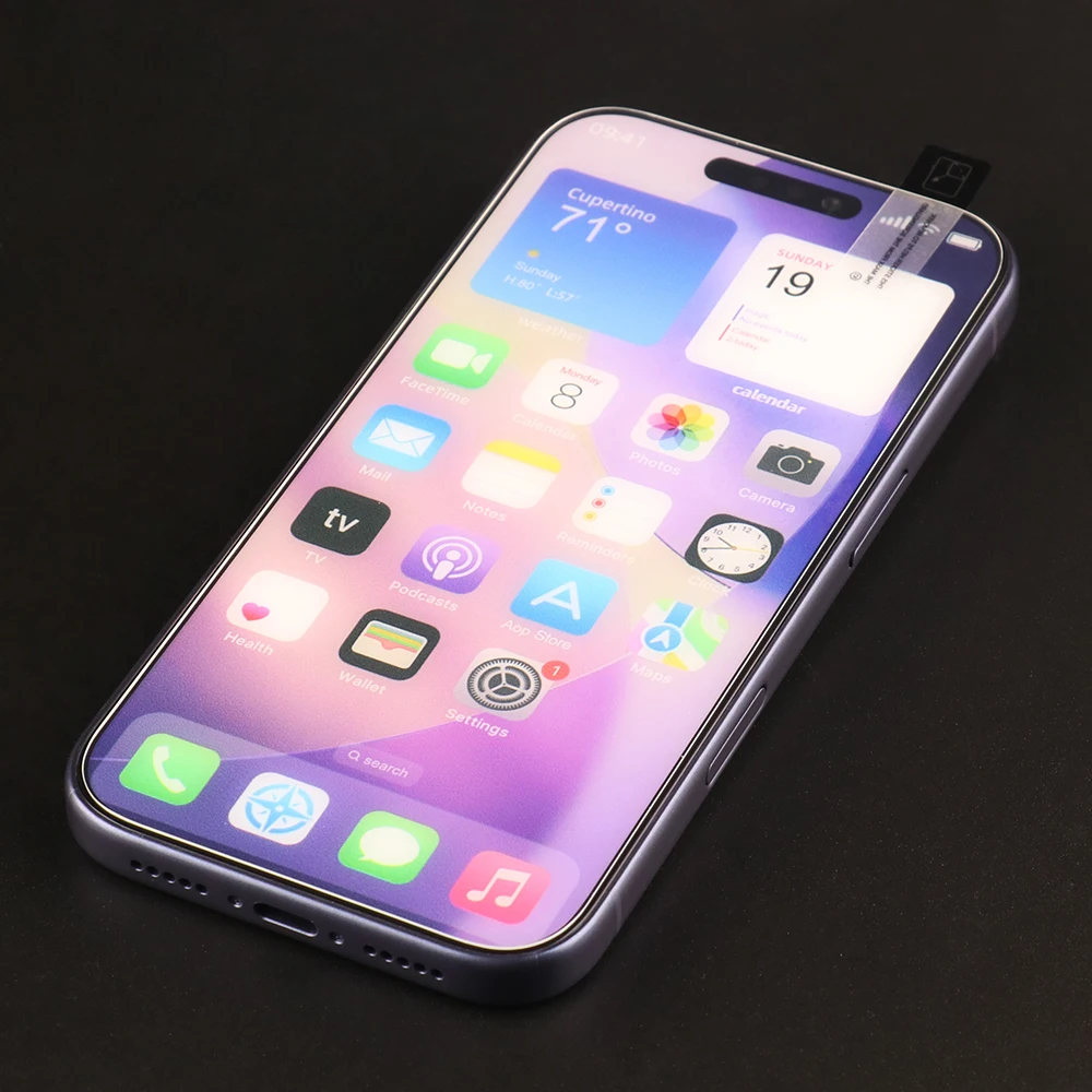 Premium Privacy Full Screen Protector - Tempered HD Clear Glass Film, Pack of 1-5 Pieces