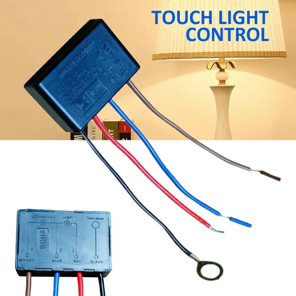 220V Touch Light Switch Table Lamp Dimmer Control Module Sensor EU Touch Switch For Incandescent Lamps LED Sconces