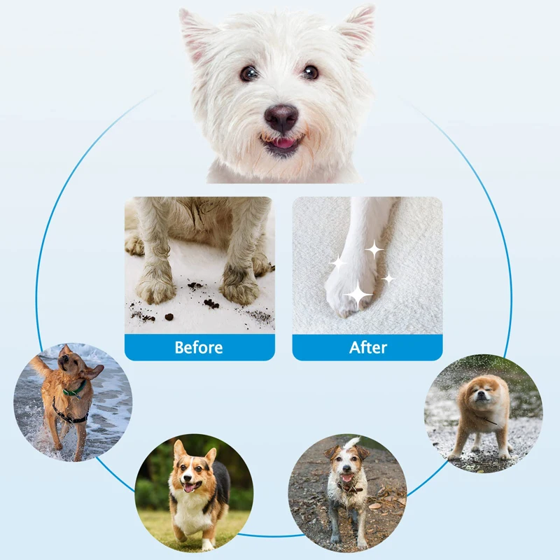 Benepaw 개 발 청소기 전기 USB 충전식 발 세척 컵 휴대용 강아지 애완 동물 발 세탁기 부드러운 실리콘 손질 브러쉬