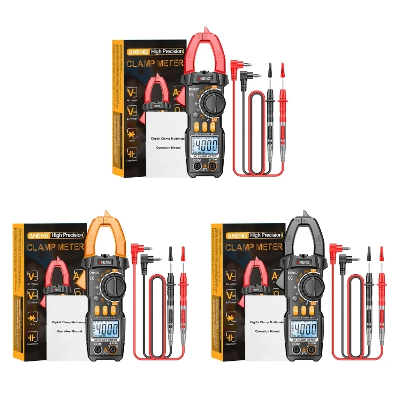 

High Precisions Multimeter Non contact Clamp Meter ACCurrent Measurement Auto-power-off Suitable for Various Wire Test