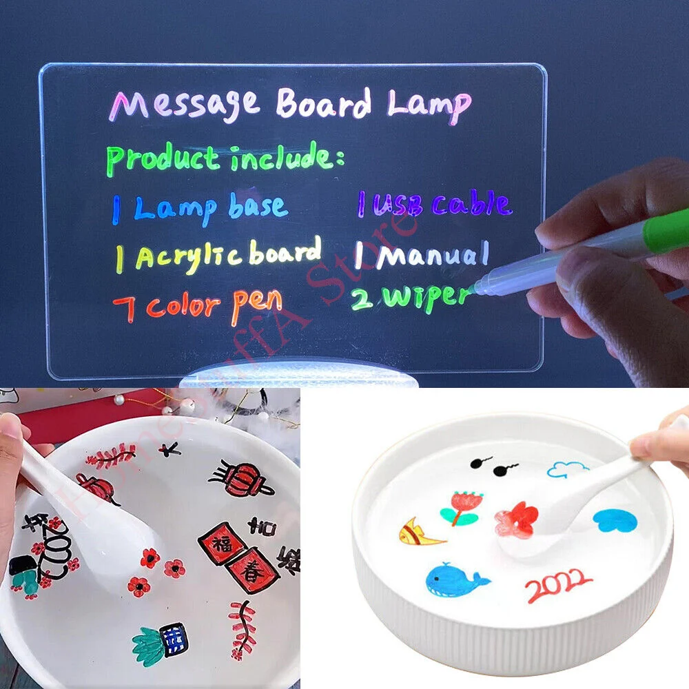 DIY Magical Water Painting Pen Water Drawing Floating Doodle Whiteboard Markers Colorful Mark Pen for Kids Toys Early Education