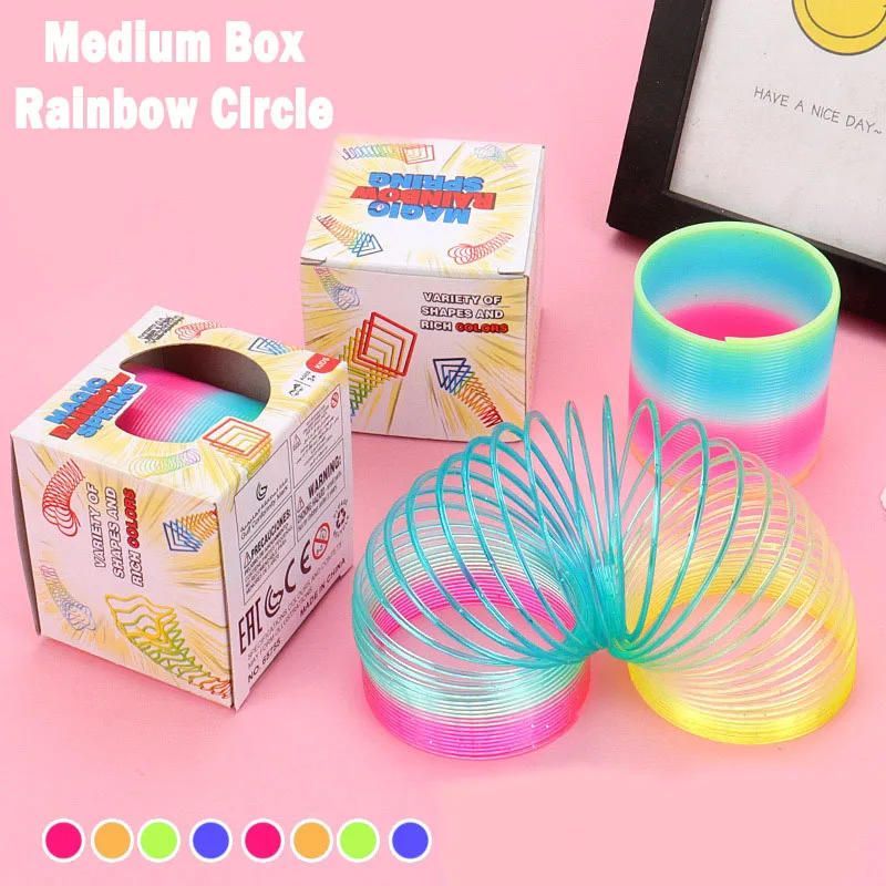 

Children's Puzzle Box with Rainbow Circle Folding Music Toys Children's Classic Game Toys Male and Female Gifts