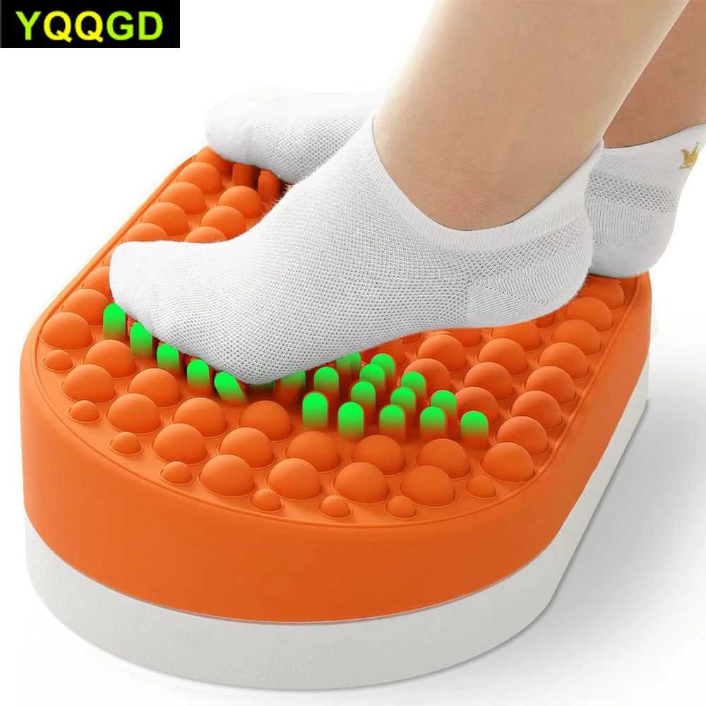 Foot Rest for Under Desk at Work,Office Foot Stool,Ottoman Foot Massager for Plantar Fasciitis Relief,Soft Silicone Footrests garden wearable stool case garden seat attached work seat gardening hip farming cushion planting ottoman stool diy garden stool