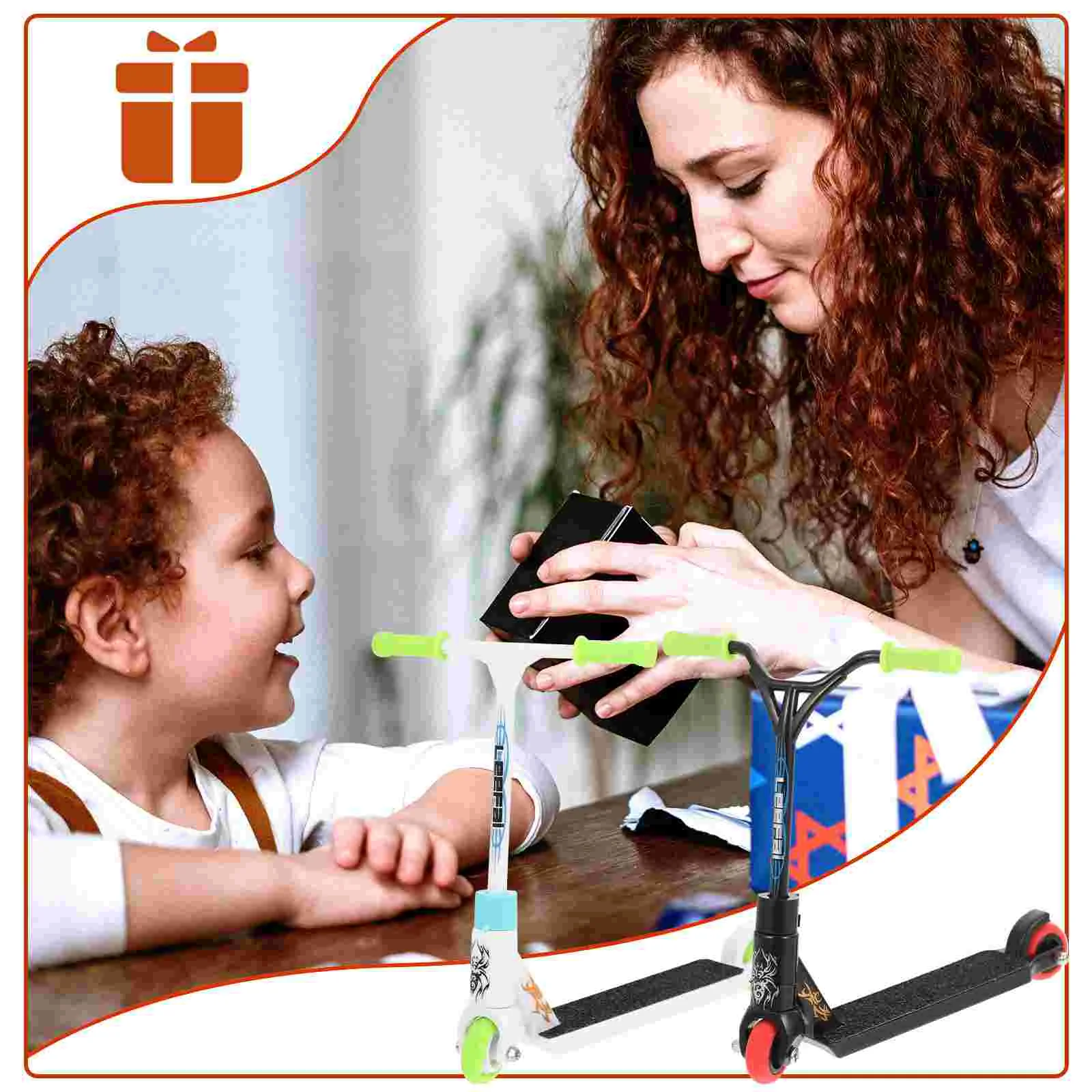 어린이용 미니 스케이트보드, 손가락, 작은 스쿠터, 스포츠, 어린이, 2 세트