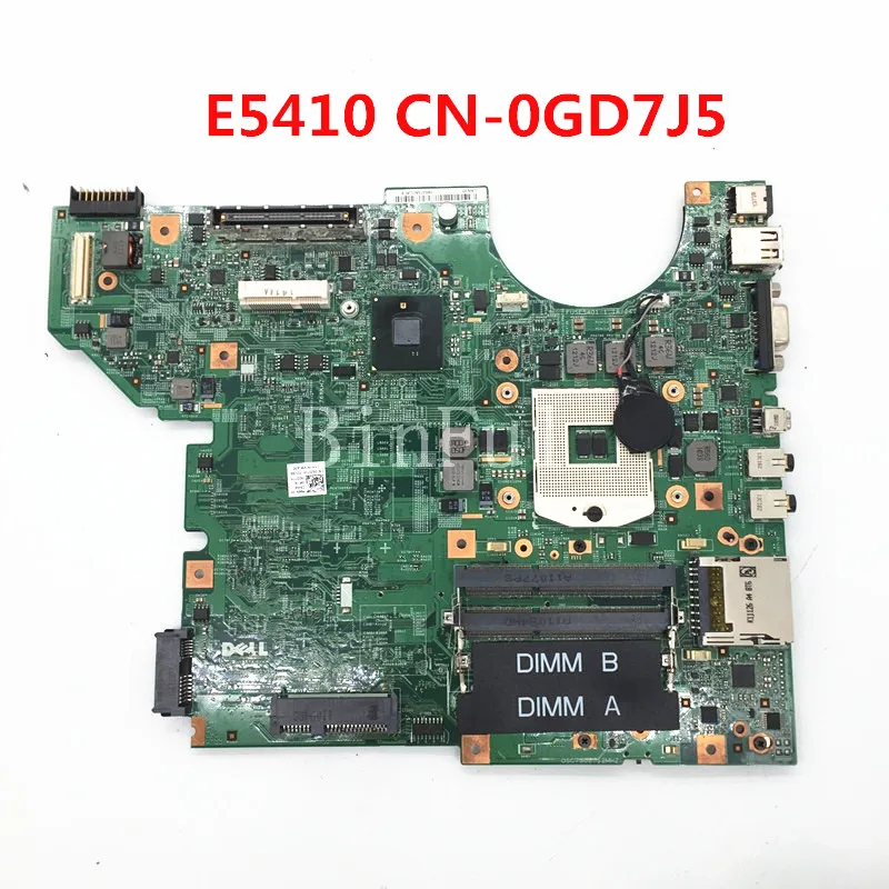 Высококачественная материнская плата для ноутбука Dell Latitude E5410 модель 0GD7J5 GD7J5 100%