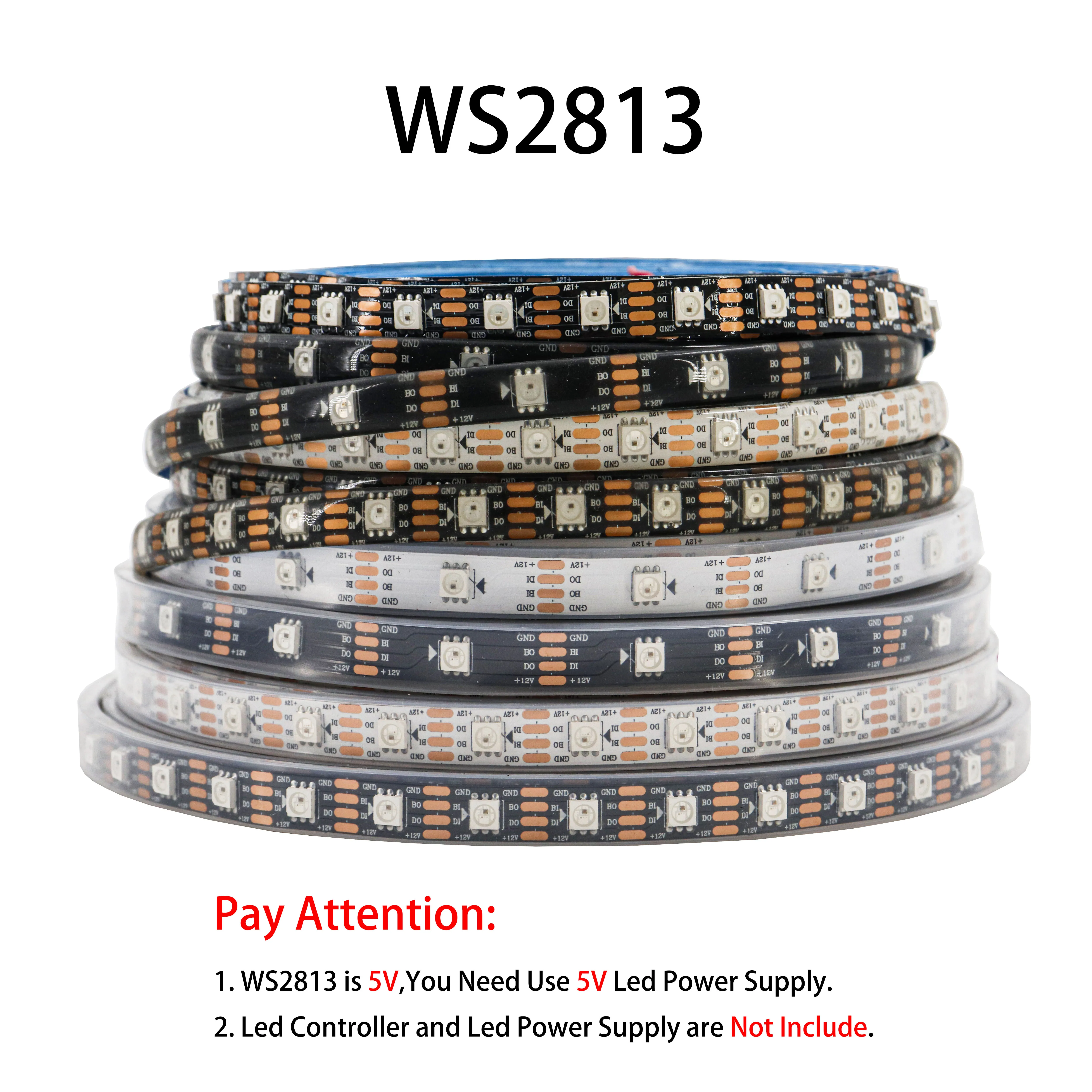 ตัวเลือกสินค้า ไฟ LED สายเส้น 5050 RGB สมาร์ทแอดเดรส