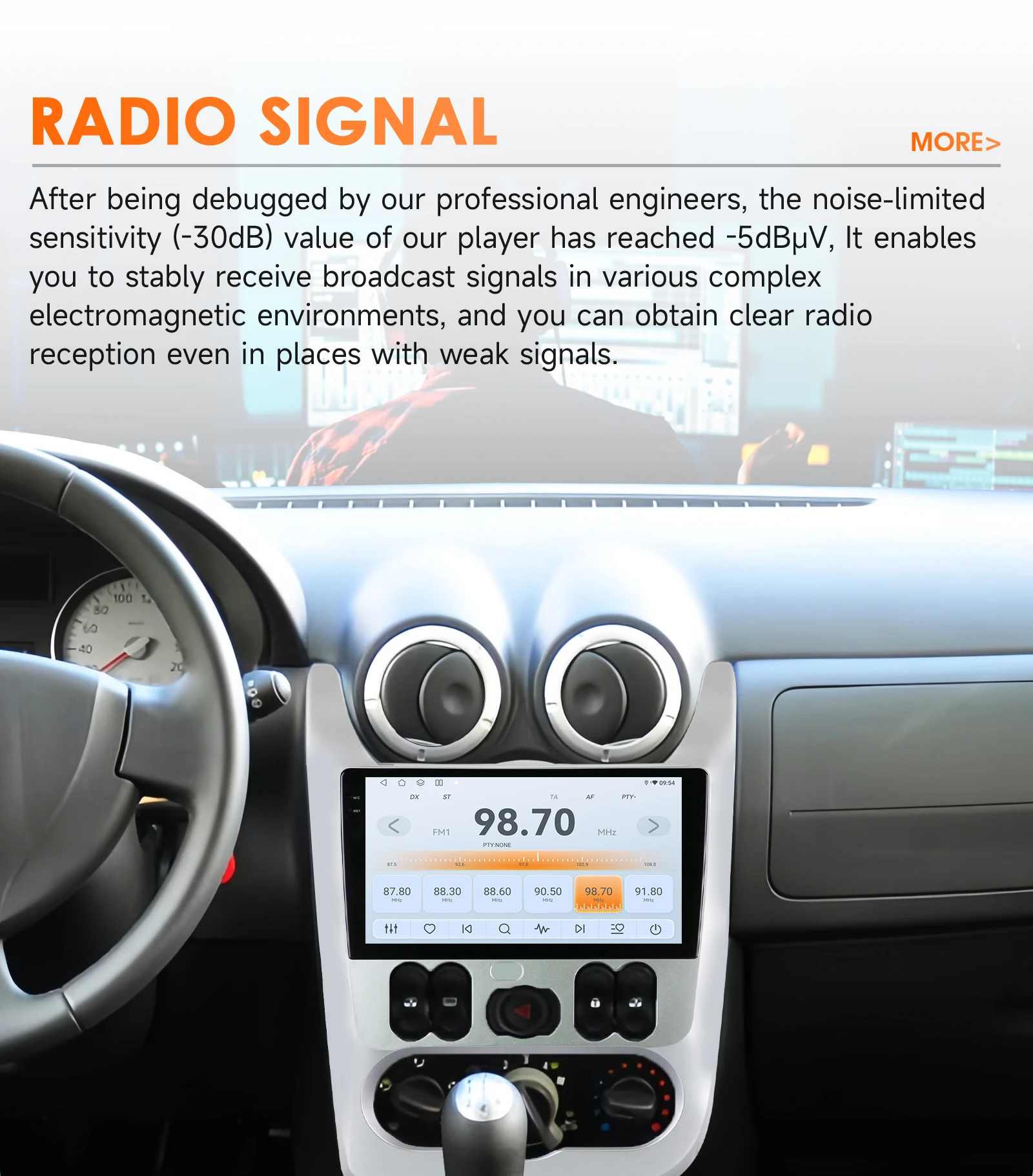 Hizpo Auto-Multimedia-Radio für Lada Renault Logan 1 Sandero 2009-2015 Für Lada Largus 2012-2020 Carplay 4G GPS Autoradio Carplay – Detail 21