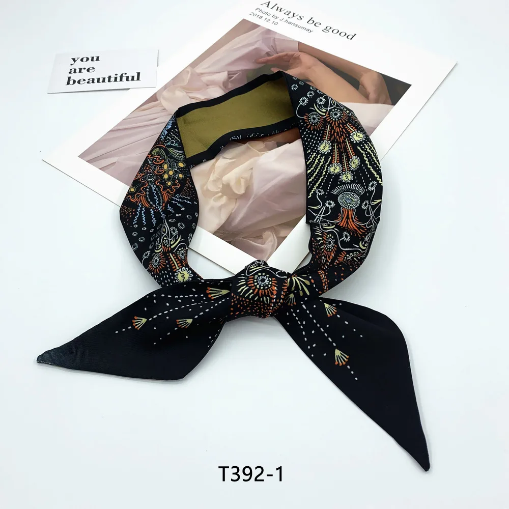 Tarot Sommer Neue Dünne und Schmale Verpackung Tasche Griff Band Stirnband Geschenk Streamer Großhandel Schal Luxus Kleidung Frauen – Detail 11