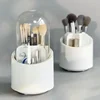 Multifunction 360° Rotating Pen Holder Pencil Makeup Brush Bucket Dust-proof Cosmetic Storage Box Compartment  Makeup Organizer 4