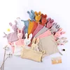 Baby Double Cotton Gauze Blanket Rabbit Muslin Blankets for Babies Muslin Squares Newborn Baby Stuff Sleep Comforter Baby Born 1