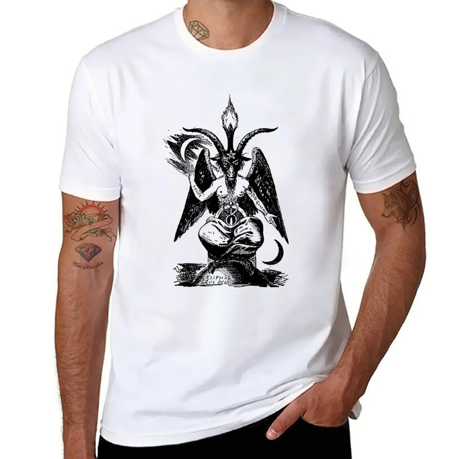 

Baphomet T-Shirt quick-drying tees customs mens graphic t-shirts funny