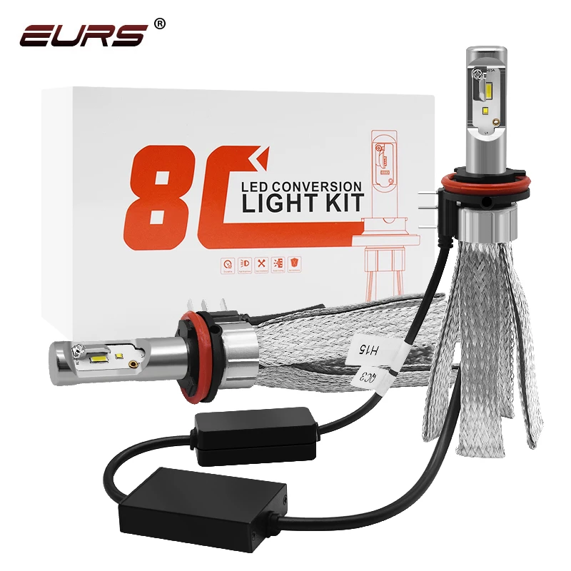 

H15 led canbus led H7 H11 H4 H1 Auto h7 led Car Headlight 8C H3 LED 80W 8000LM Automobile Bulb Lamp H15 led Bulbs Fog Light