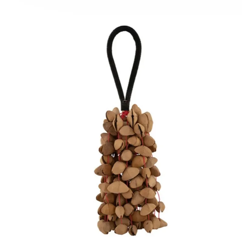 Children percussion instruments fruit shell rattle nut wind ring sound bundle accompaniment healing bells relax the body musical percussion instruments