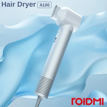 ROIDMI 휴대용 음이온 헤어 드라이어, A100, 110000 RPM, 1000W, 물 이온 헤어 케어, 가전 제품, 220V