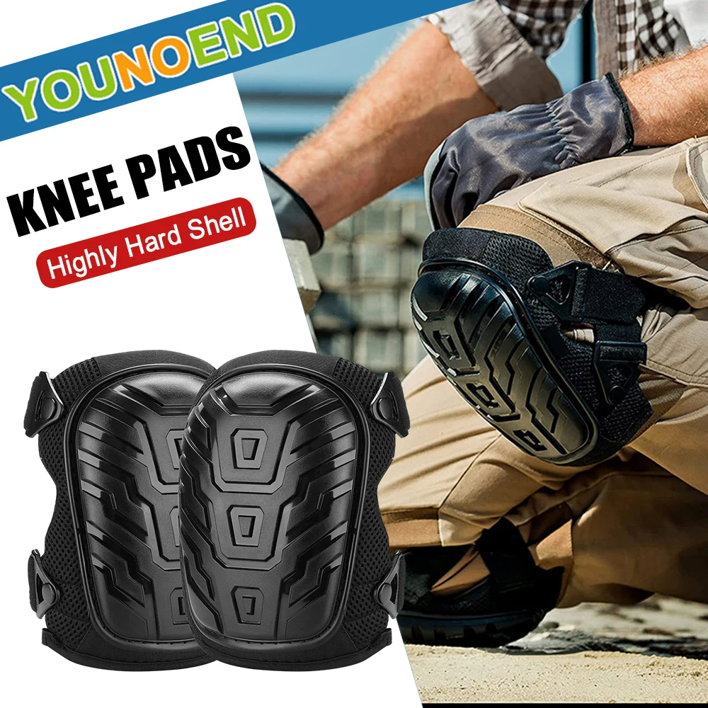 YOUNOEND Professional Adjustable Knee Pads Gel Cushion Support for