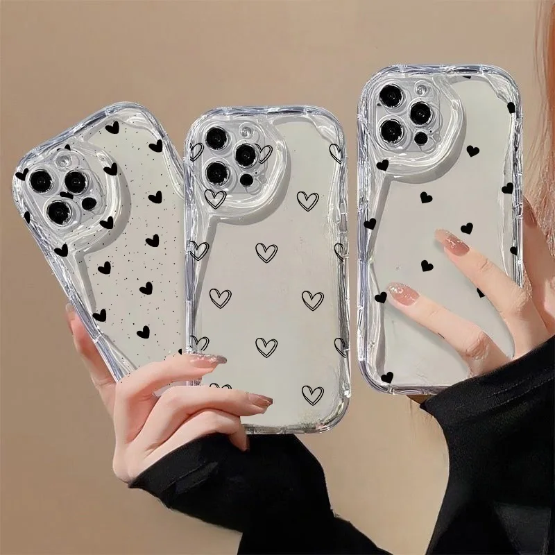 Cute Simple Love Heart Phone Case - Stylish Protective Cover